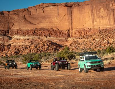 2024 Easter Jeep Safari Concepts: Jeep® Vacationeer Concept, Jeep® Low Down Concept, Jeep® Willys Dispatcher Concept, Jeep® Gladiator Rubicon High Top Concept